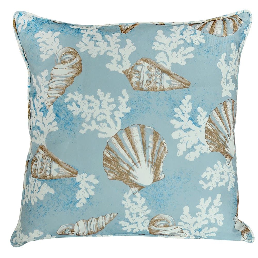 VV NOVA Cushion Covers Pillow Shells Coastal Life, Set of Two 20"x20"
