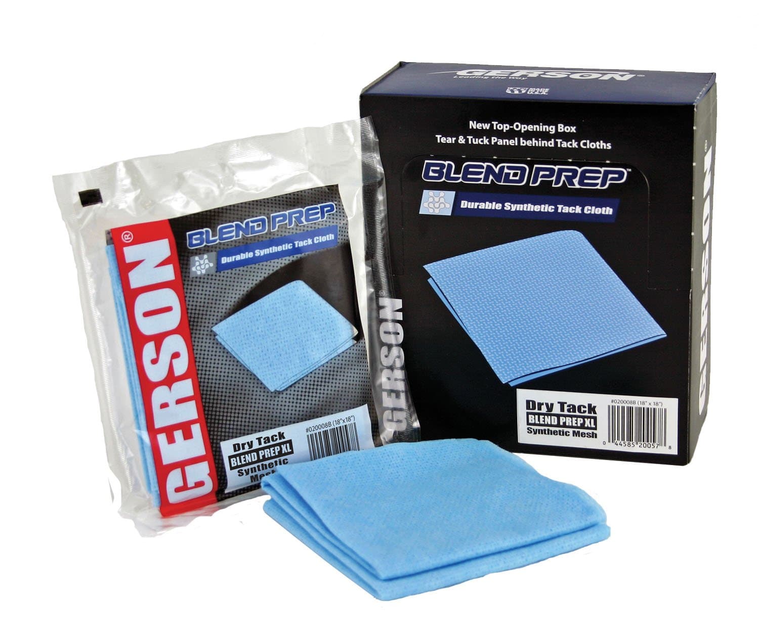 Gerson Blend Prep XL Tack Cloth 18" x 18" Blue, 10/Box, Lot of 6