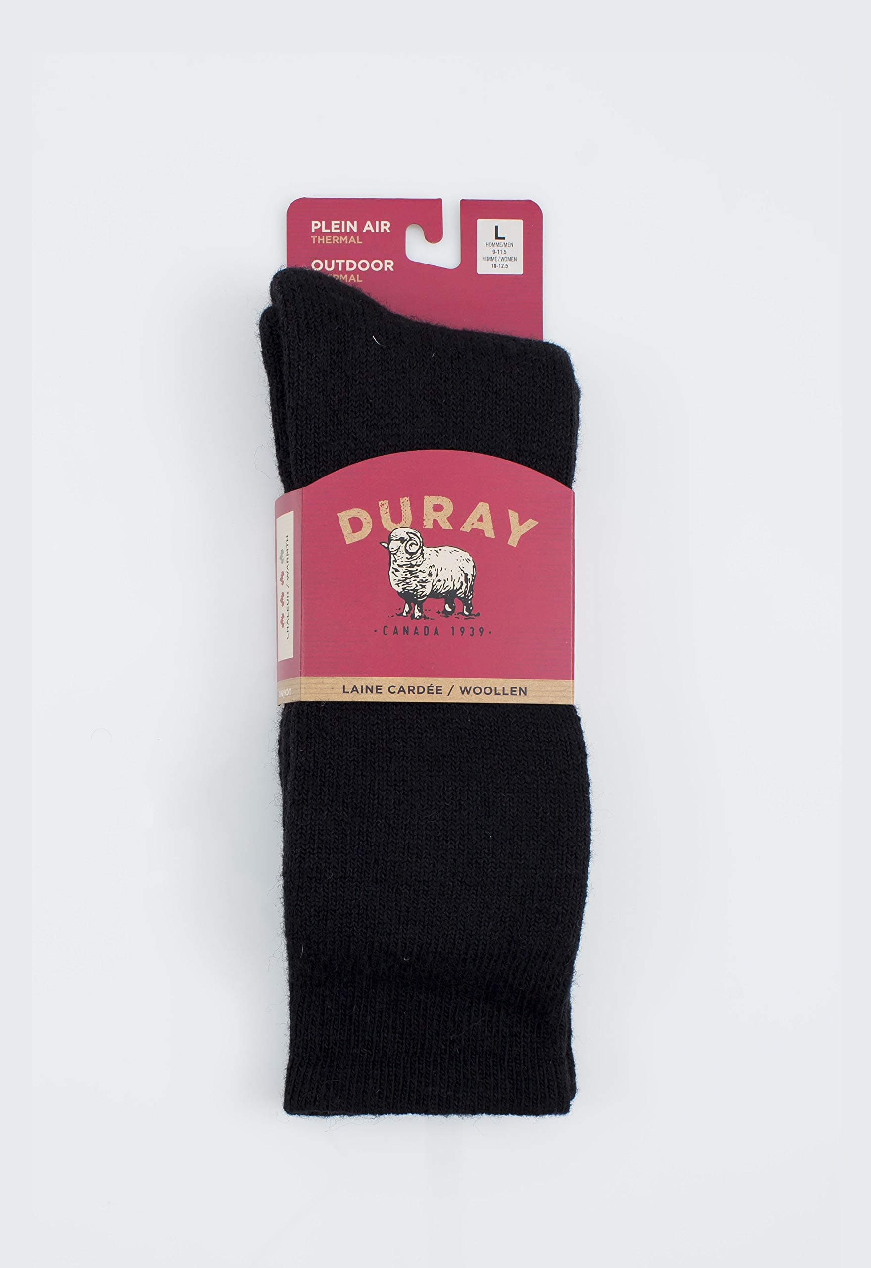 Duray Men's Thermal Wool Socks Style 1264