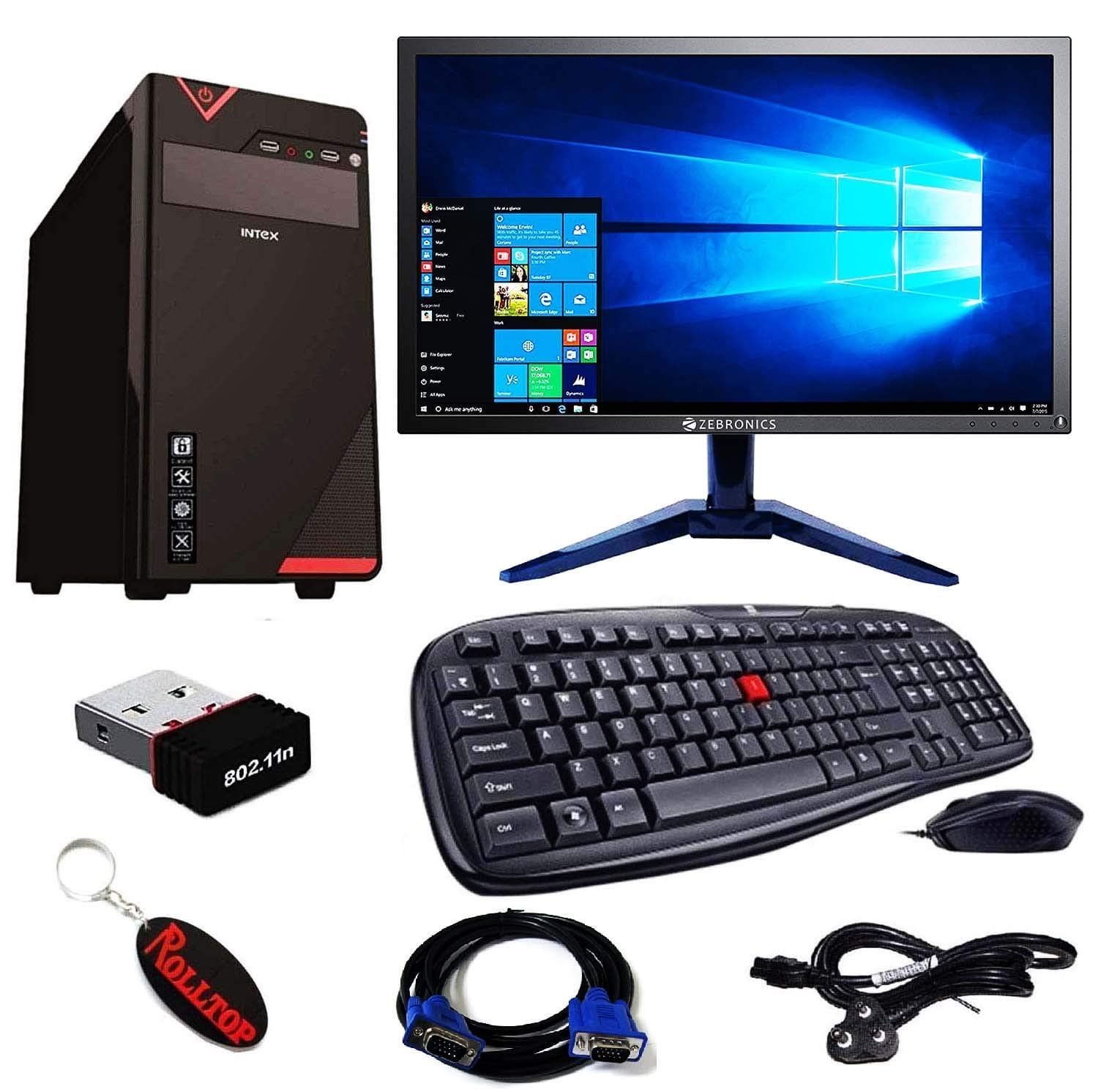 Rolltop® Assembled Desktop Computer,Intel Core 2 Duo 3.0 GHZ Processor,G 31 Motherboard, 15.6 Inch LED Monitor 4 GB RAM (160 Gb HardDisk)