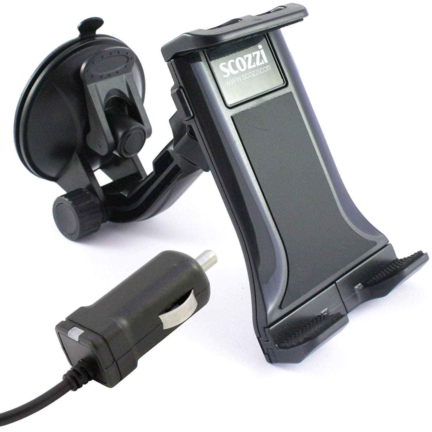 scozzi 360° Car Mobile Phone Holder + USB Type C Quick Charging Cable with 2400 mAh Base Mod 2