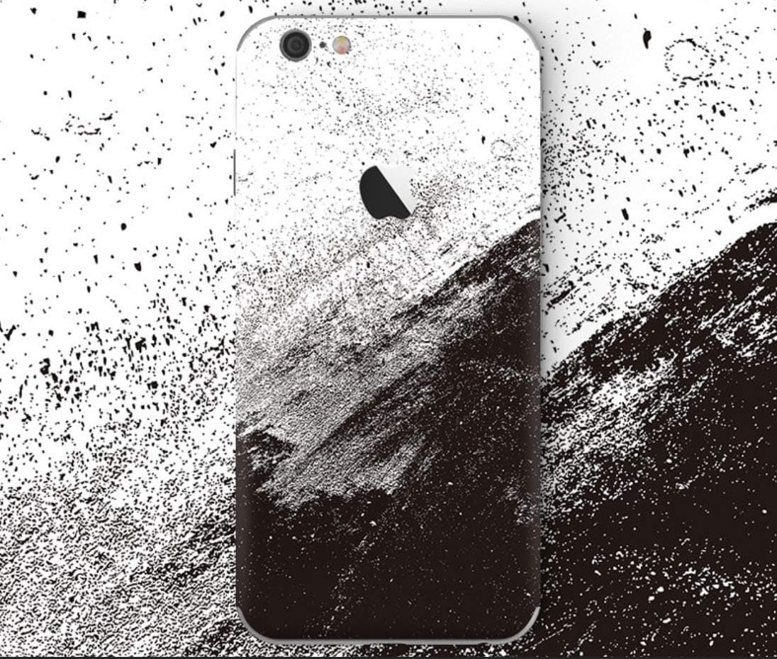 DowBier iPhone Bottom Decal Vinyl Skin Sticker Cover Anti-Scratch Decal for Apple iPhone (Flow Ink, iPhone XR)