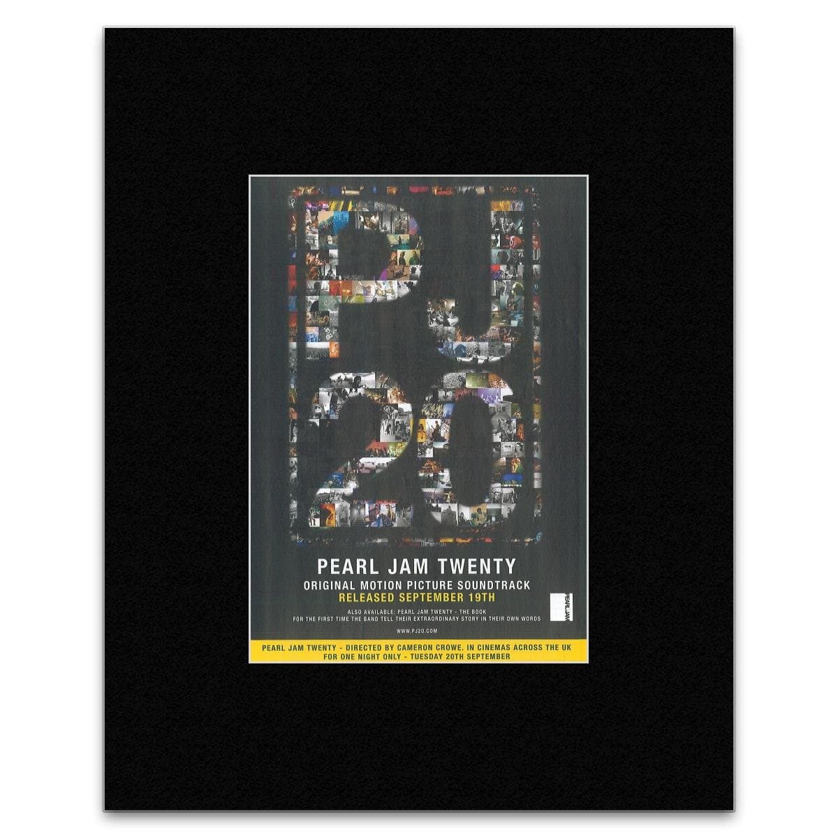 Uncut Pearl JAM - Twenty Mini Poster - 28.5x21cm