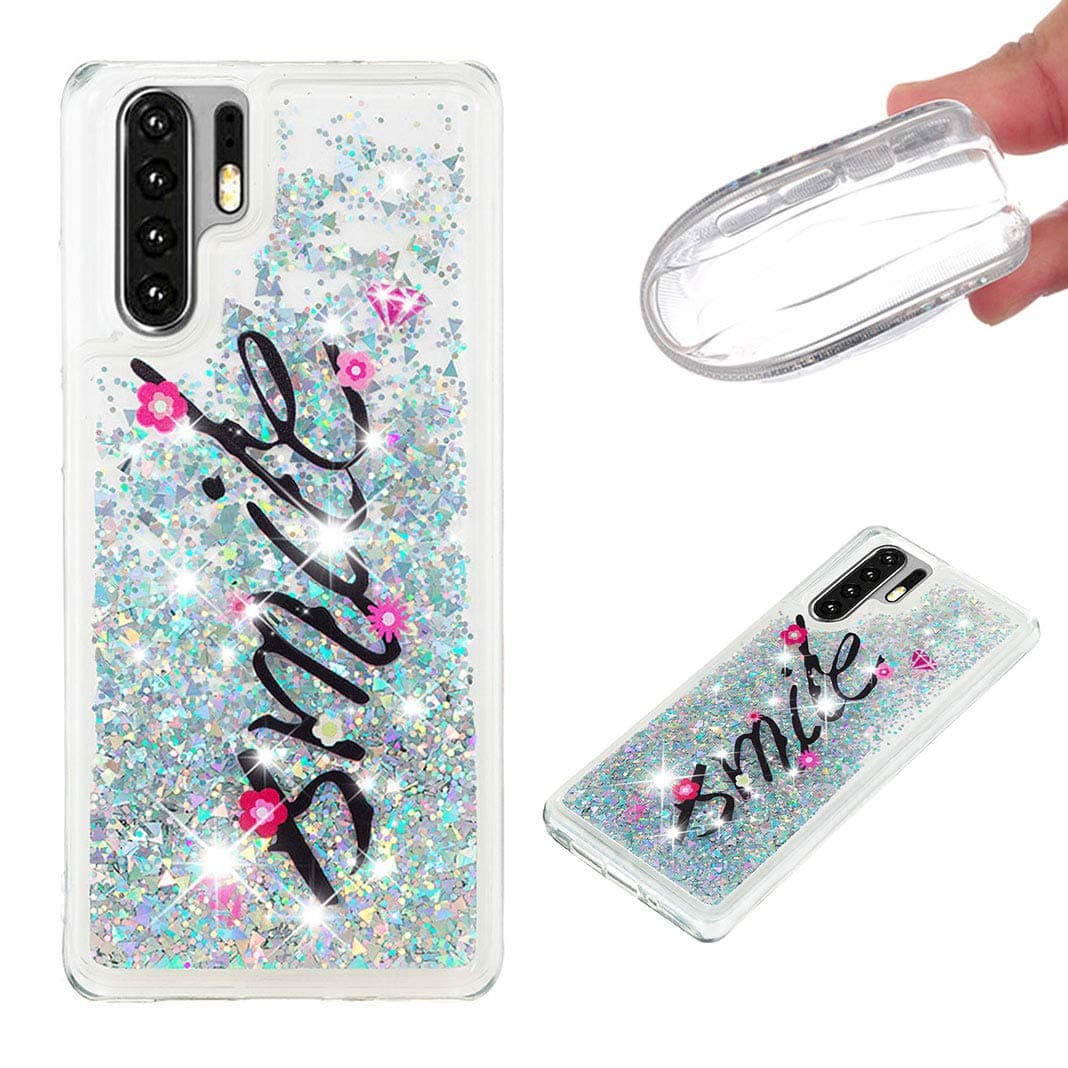 NikoStore for Huawei P30 Pro Glitter Case, Bling Cover Slim Quicksand Shell Anti-Dust Protective Sleeve for Huawei P30 Pro