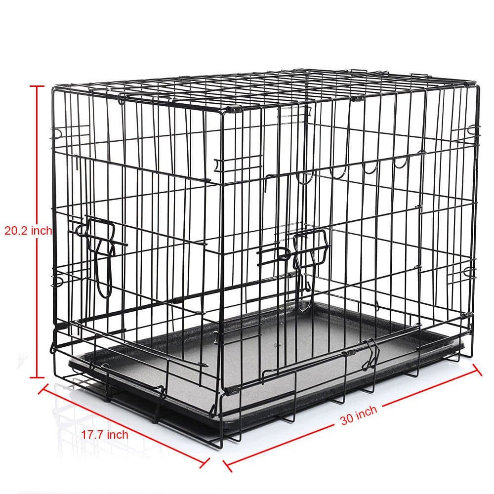 Cages Small Medium Large Pet Dog Cat Rabbit Animal Cage Folding Crate Kennel cages and habitats dog carrier