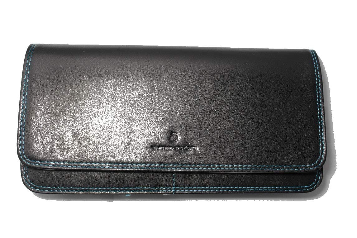 TRENDON RFID Blocking Large Luxury Nappa Leather Multiple Color Wallet Card Holder Organizer