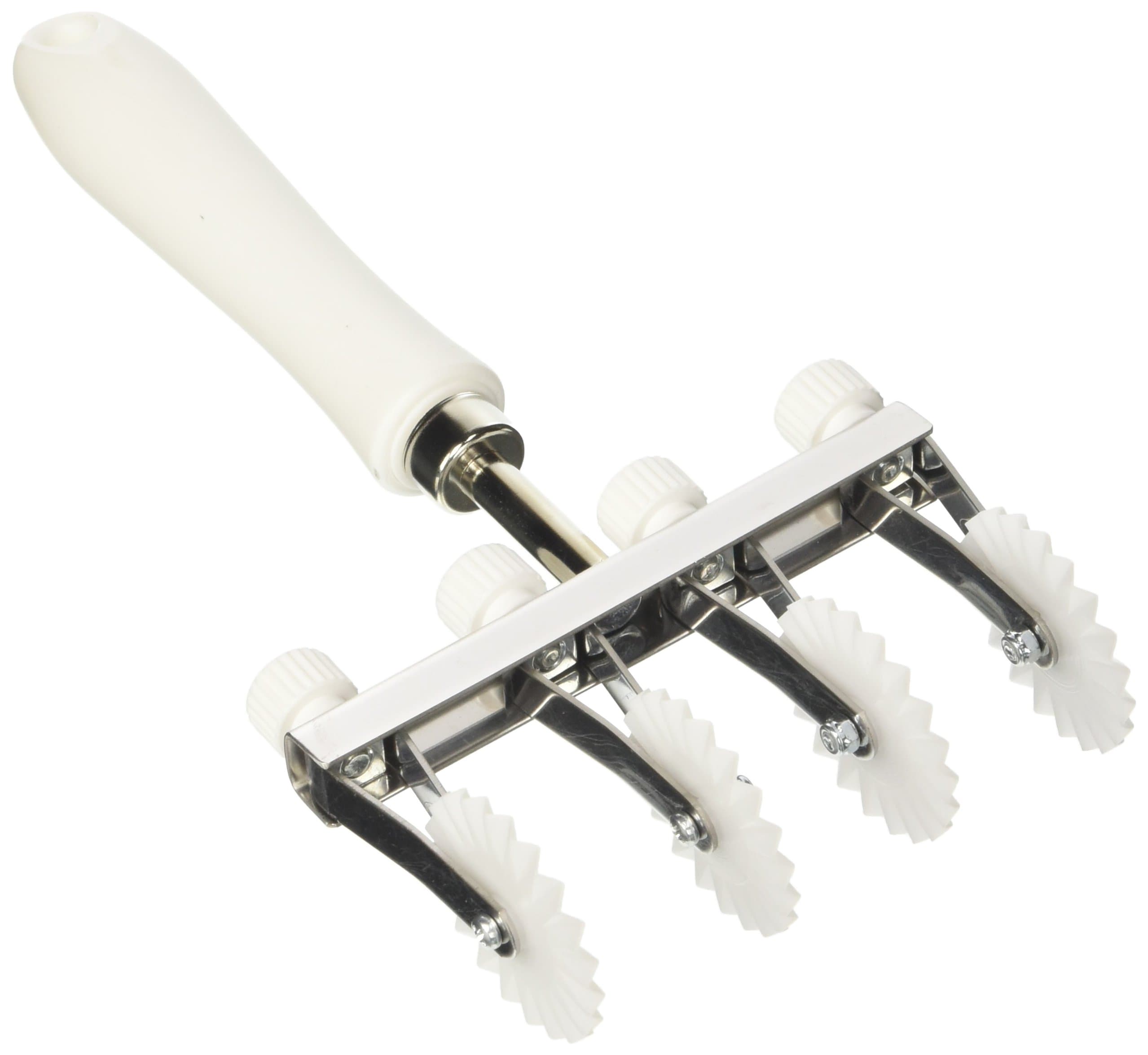 ELETTRO CENTER Art.346 Adjustable Pasta Cutter, Pom, White