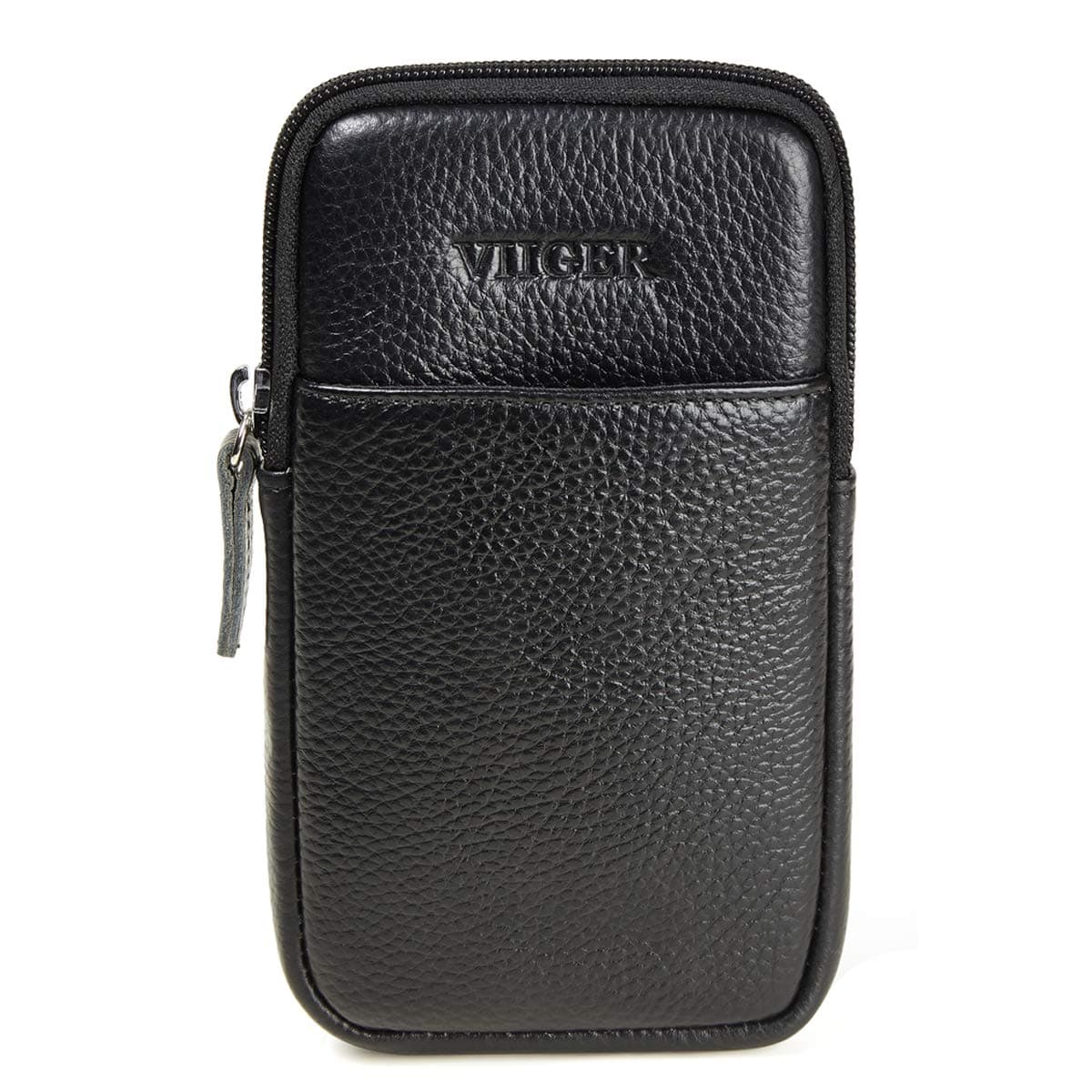 VIIGER Leather iPhone Xs Max Holster iPhone 11 Pro Max Holster iPhone 8 Plus Holster Belt Case Holder Clip Belt Loop Phone Pouch Carrying Waist Wallet Purse Handbag Compatible for iPhone 6 6s 7 Plus
