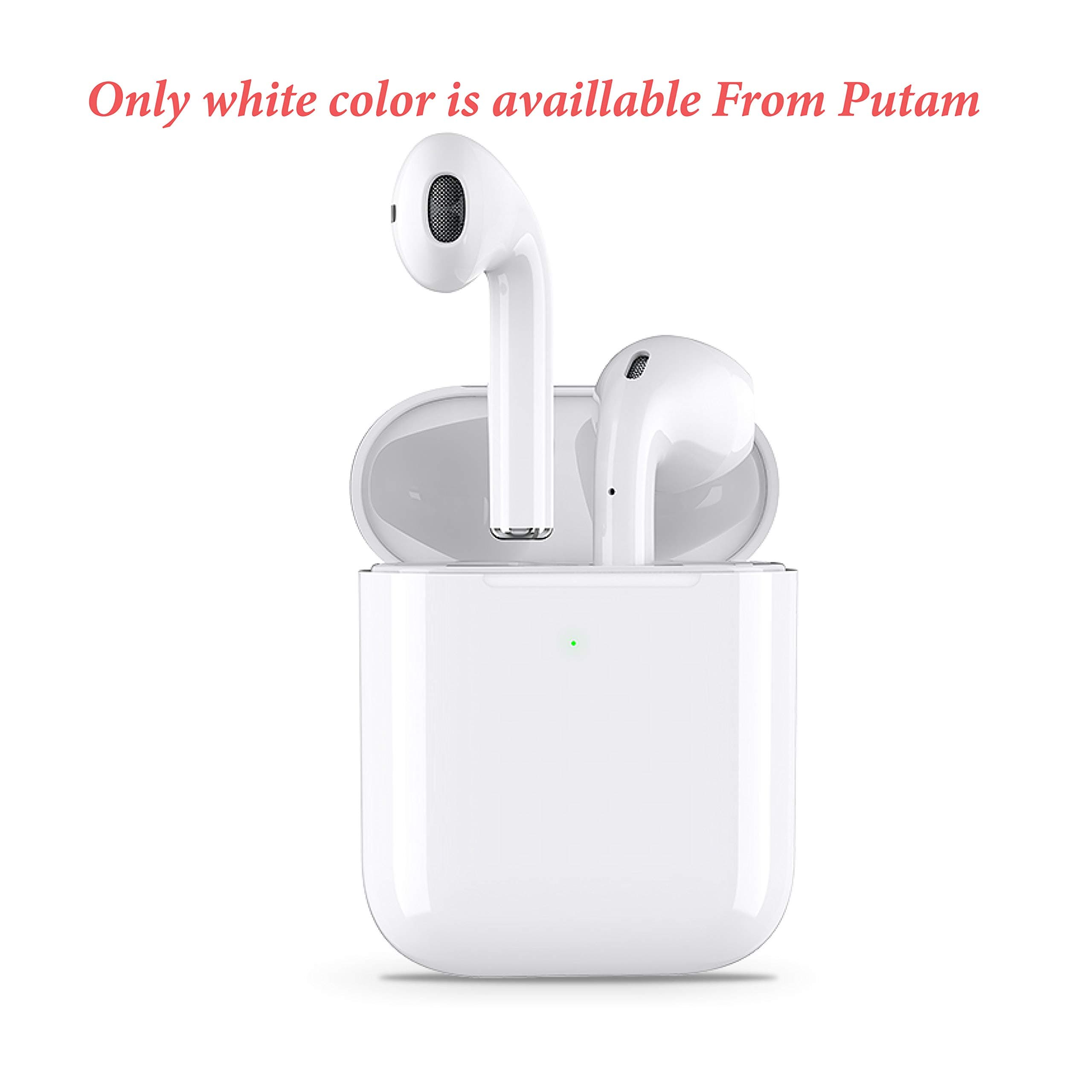 i28 Wireless Earphone with Wireless Charging case. Bluetooth Earbuds Waterproof, Active Noise Cancel Bluetooth v5.0 Wireless Earbuds