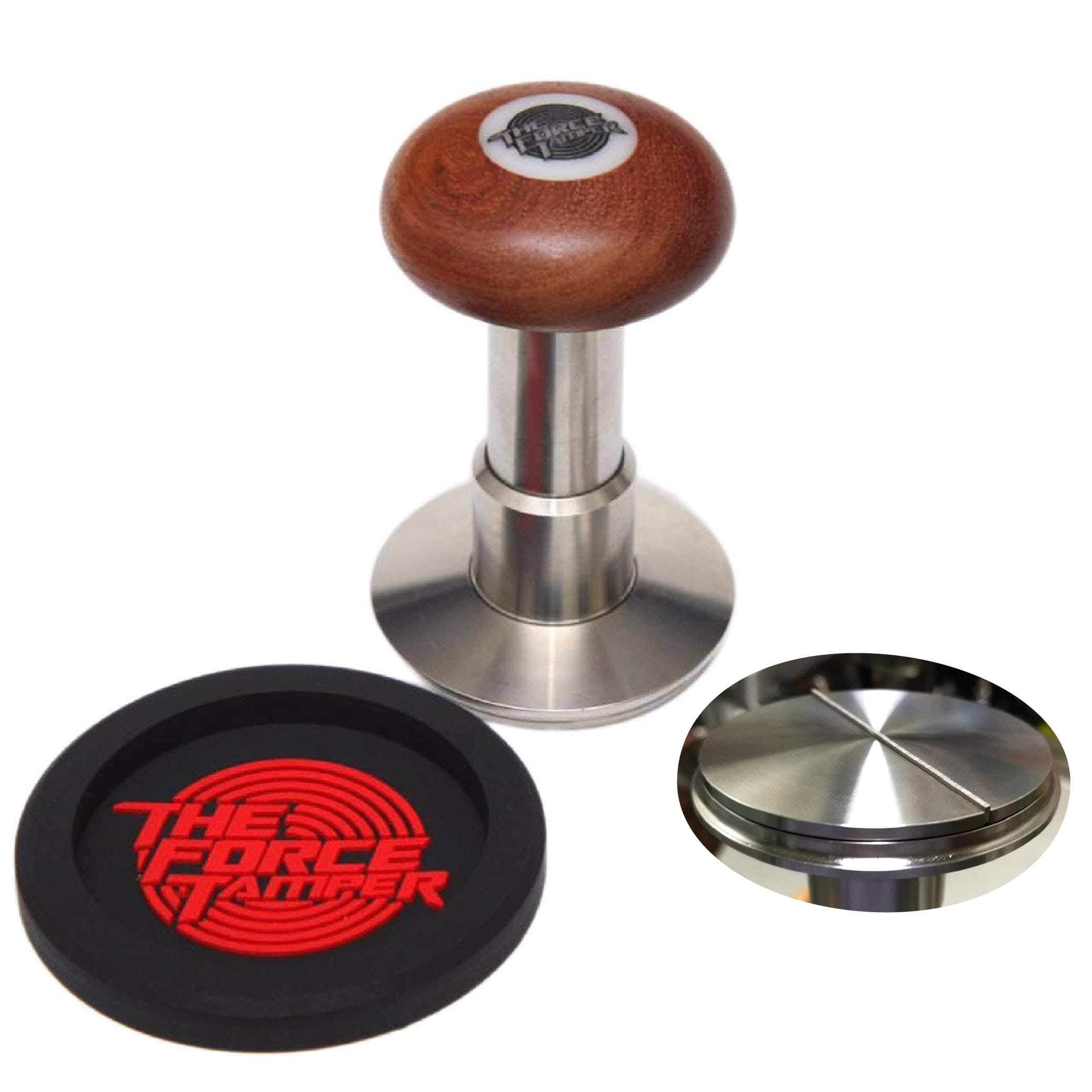 The Force Tamper-Automatic Impact Coffee Tamper Adjustable Const Pressure and Autoleveling Standard Set (53.00mm, Mush)