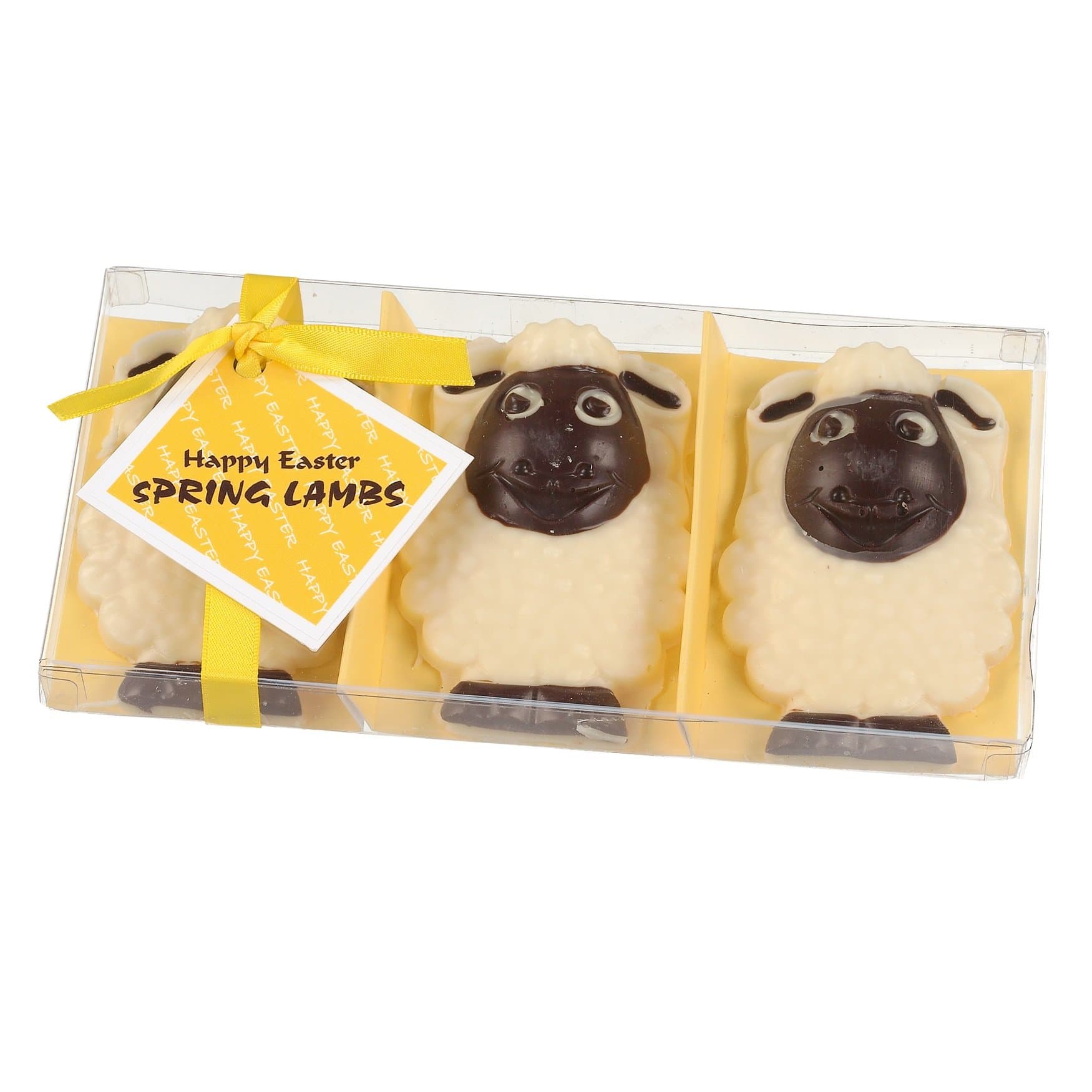 Spring Lambs - Gwynedd Confectioners Novelty Easter White Chocolates Gift Box 90g