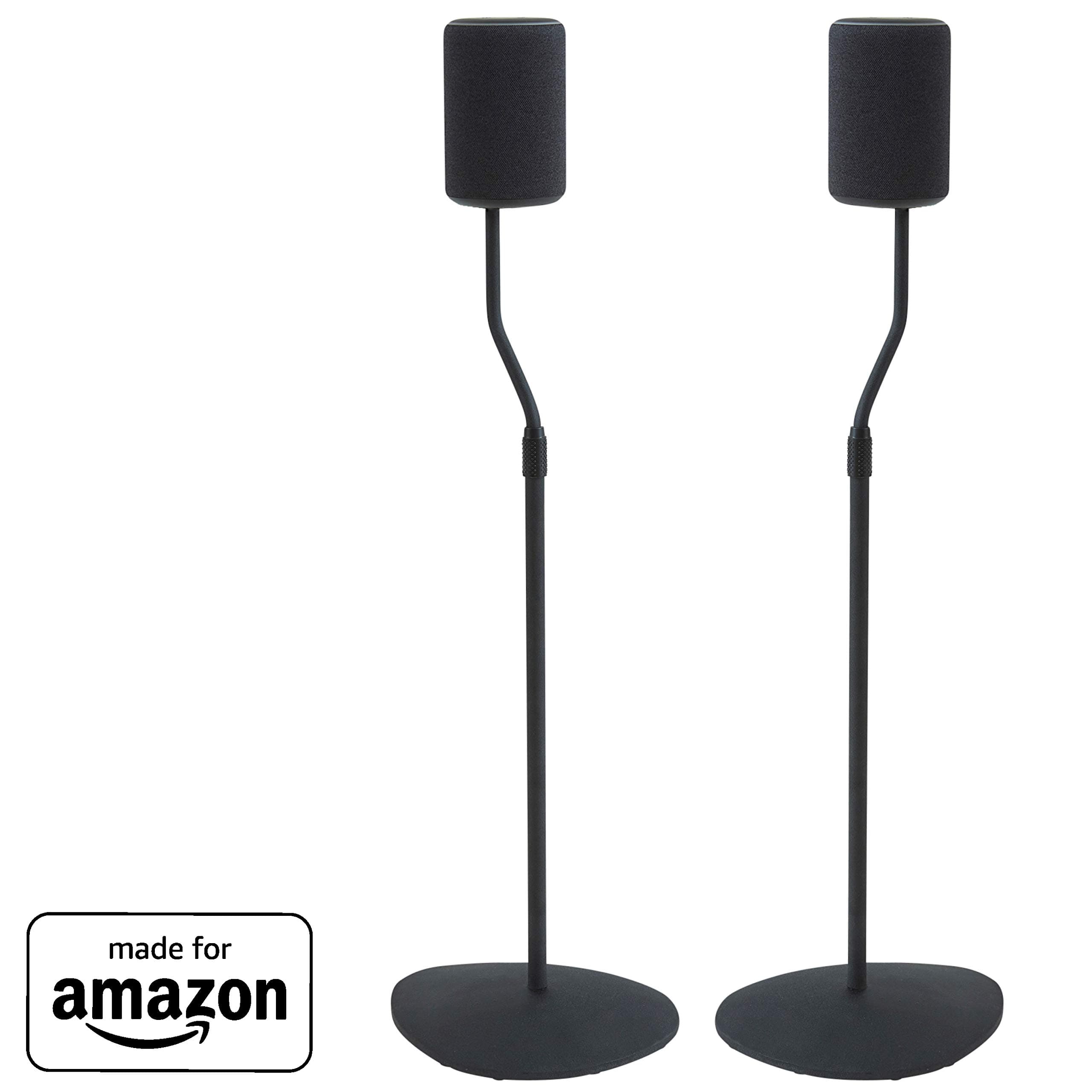 Made for Amazon Height Adjustable Floor Stand for Echo (3rd Gen) and Echo Plus (2nd Gen) - 2-Pack