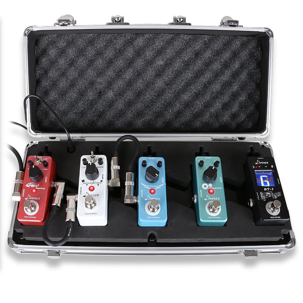 Donner Guitar Effect Pedal Tour Series Board Flight Case