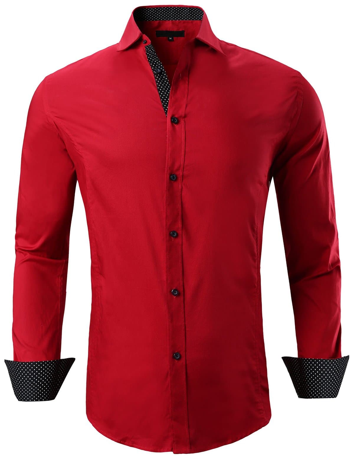 Men's Plaid Casual Shirts-Regular Fit Long Sleeve Checked Button Down Dress Shirts