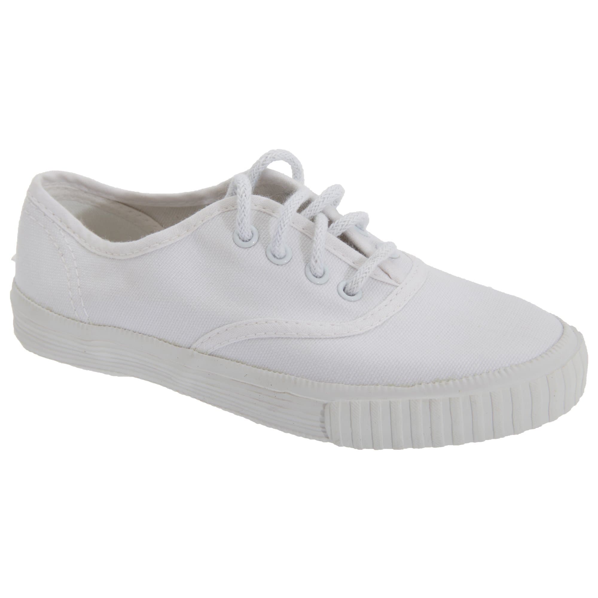 Dek Junior Lace 4 Eyelet Classic School Plimsolls