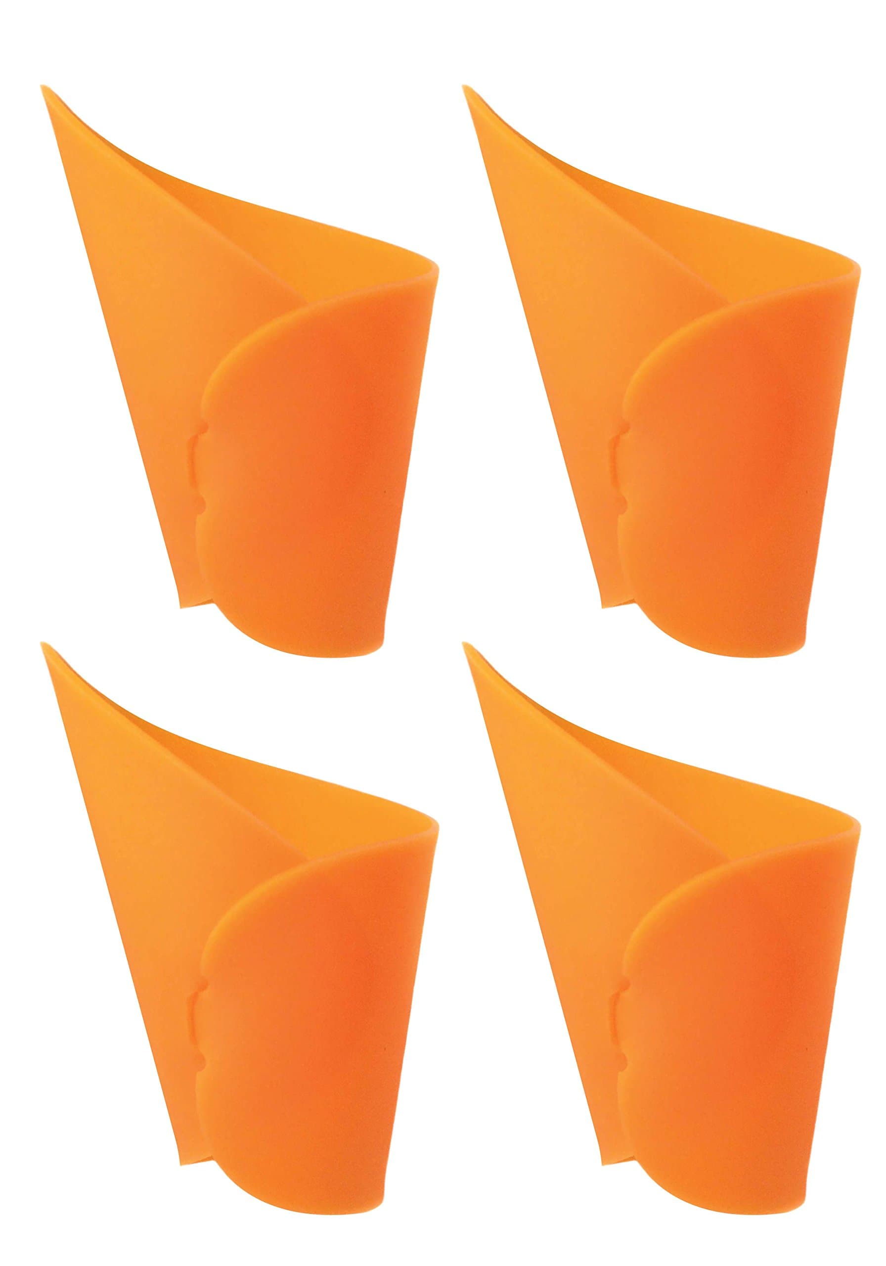Gryp Keychain (4 Pack) - Silicone Germaphobe Door Handle Opener (Citrus)