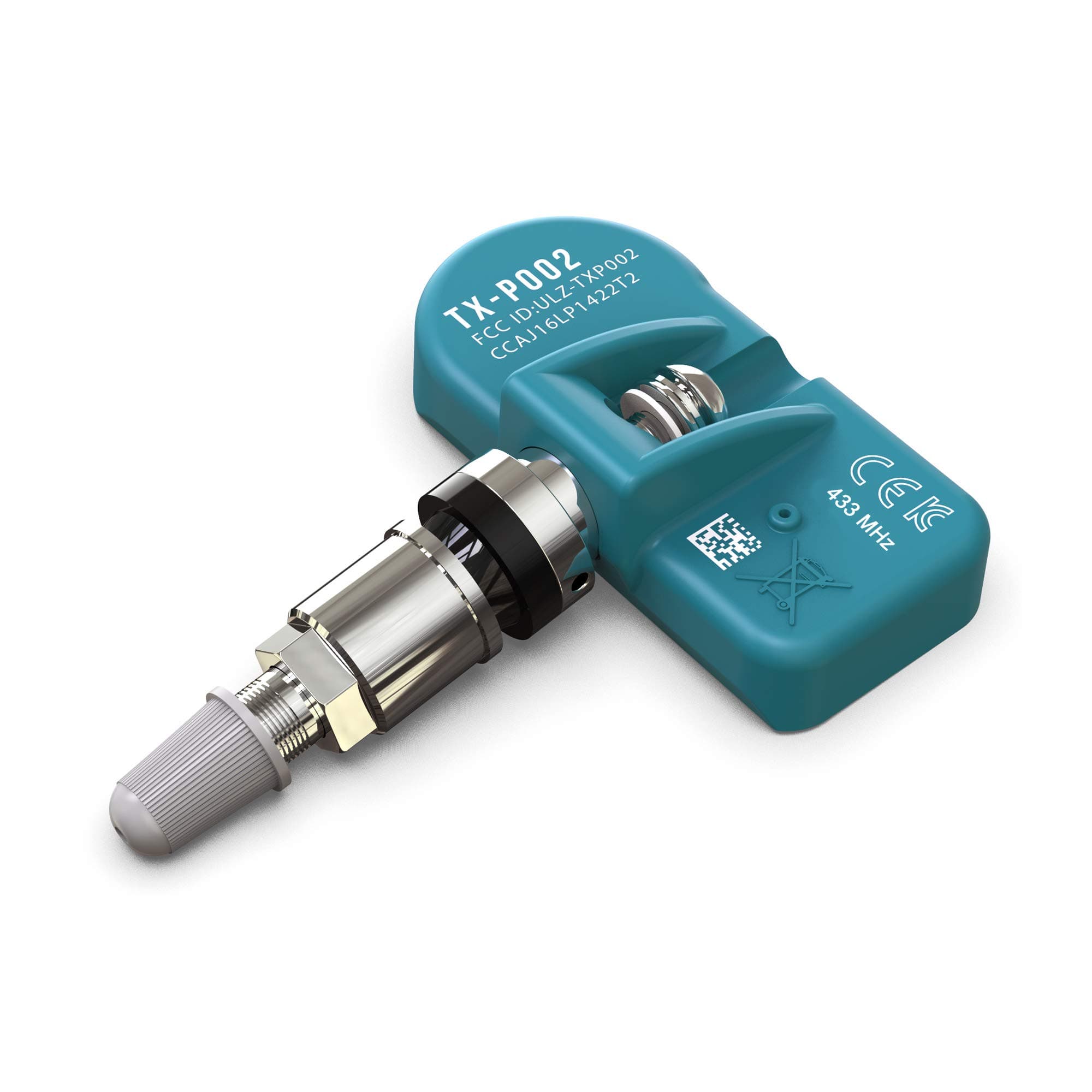 MOBILETRON MORE TPMS Sensor, 433 MHz, Clamp-in Tyre pressure monitoring sensor, pre-programmed for Audi R8, Audi RS series, Porsche 911, Porsche Cayenne and Volkswagen Tiguan/Toureg/Beetle - TX-S005