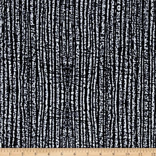 Double Brushed Poly Spandex Jersey Knit Milana Abstract Black Fabric By The Yard