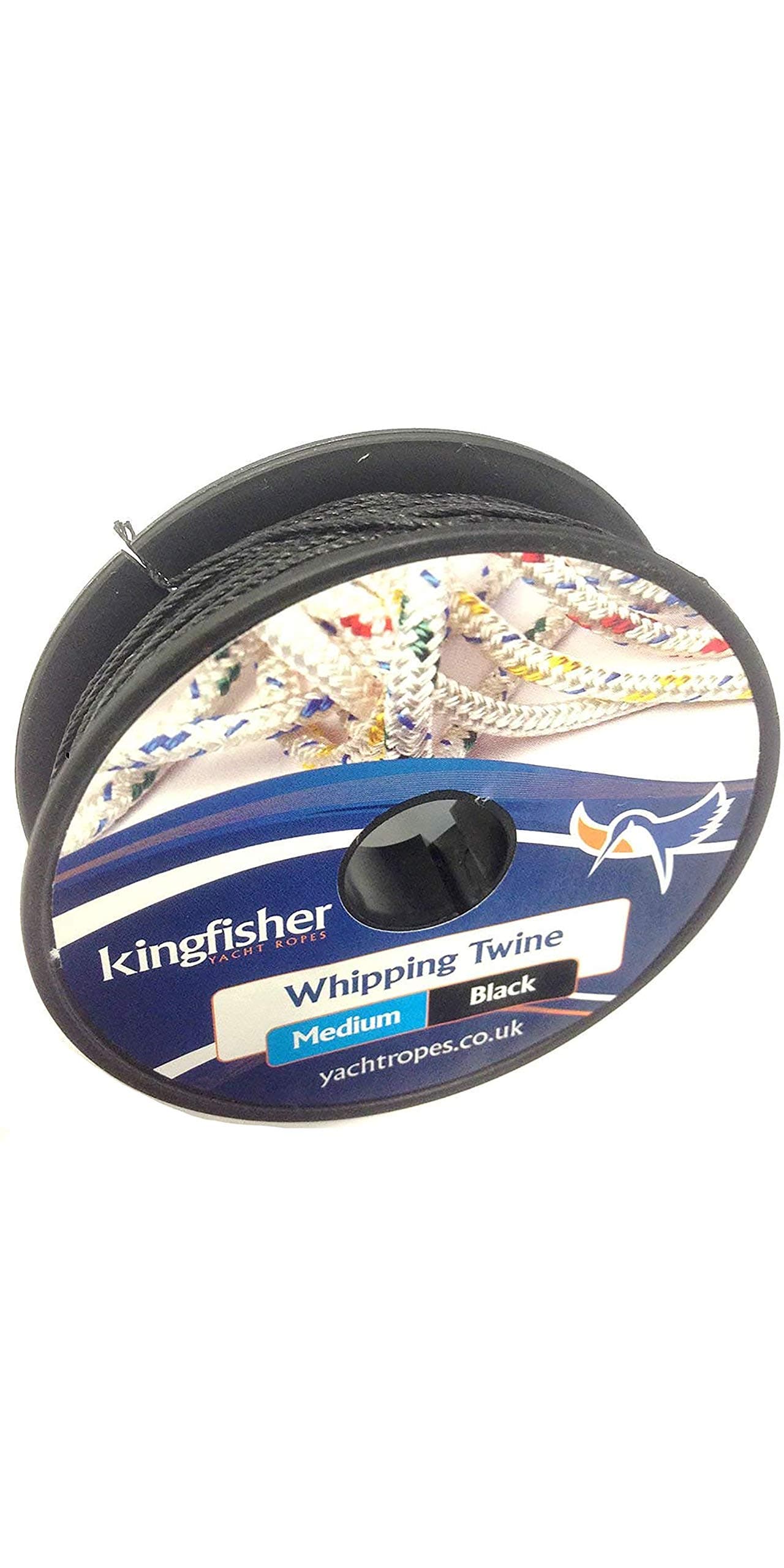 Kingfisher Twisted Whipping Twine Black WTXB