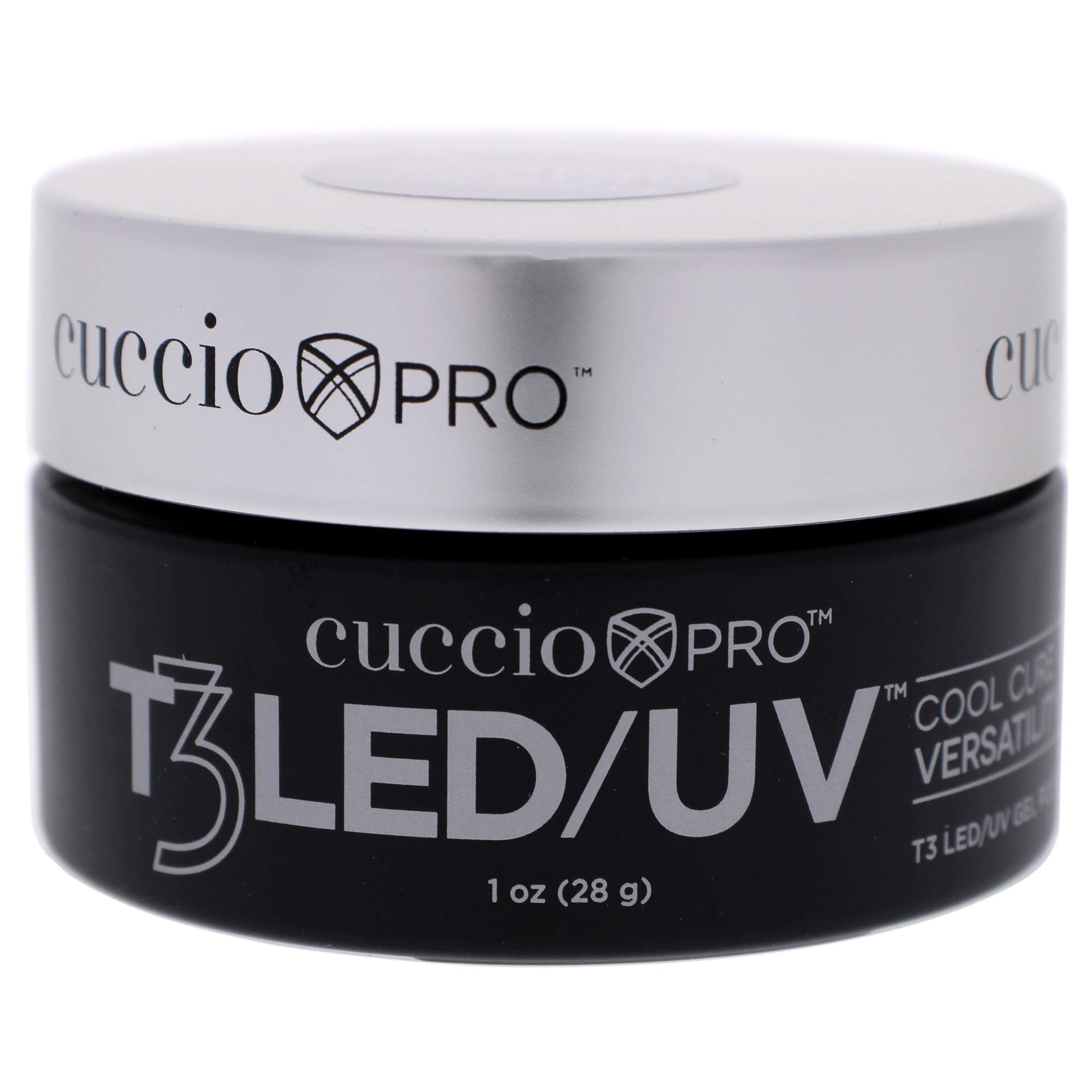 Cuccio Pro T3 LED/UV Cool Cure Versatility Gel - Controlled Levelling - Incredibly Flexible - Strong Adhesion - Thick Viscosity - Fast Application - Quick Cure - Opaque Welsh Rose - 1 Oz Nail Gel