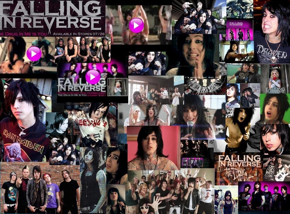 NewBrightBase Falling in Reverse Fabric Cloth Rolled Wall Poster Print - Size: (17" x 13")