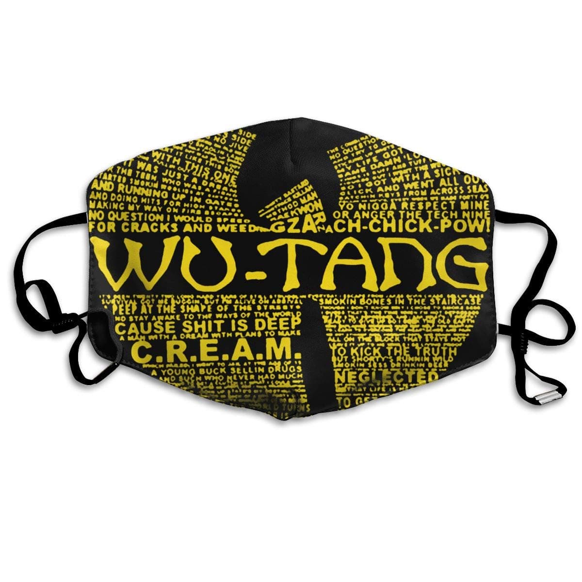 Aipula Multi Usage Face Cover Up Cotton Wu Tang Clan Breathable Dust Filter Mouth Cover Printed