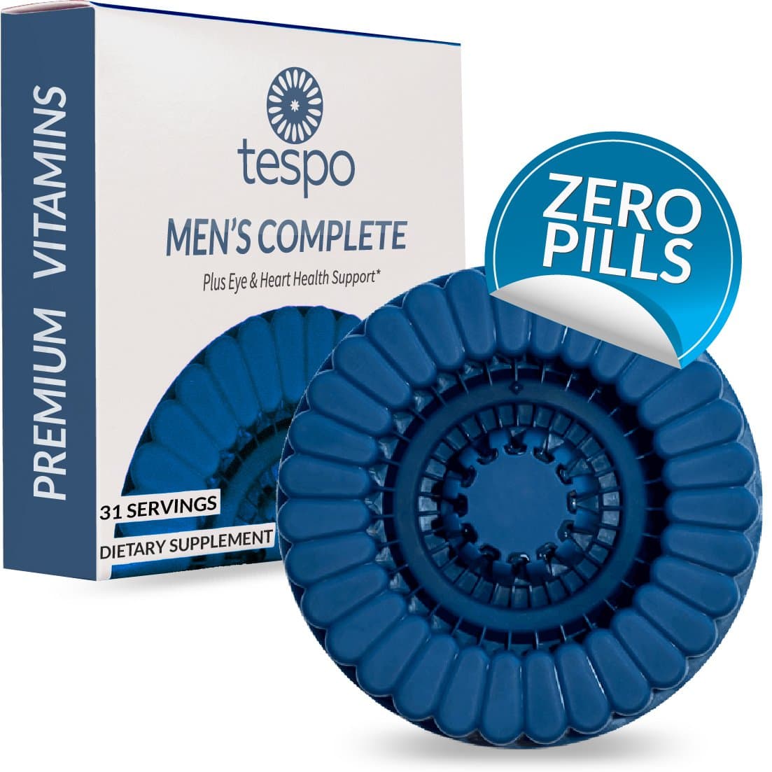 Men's Complete Multivtamin | Liquid Vitamins and Minerals D3, E, K, B12, Biotin | Multi Vitamin for Men's Health with Eye & Heart Health Support | 31 Servings | Natural Orange Flavor