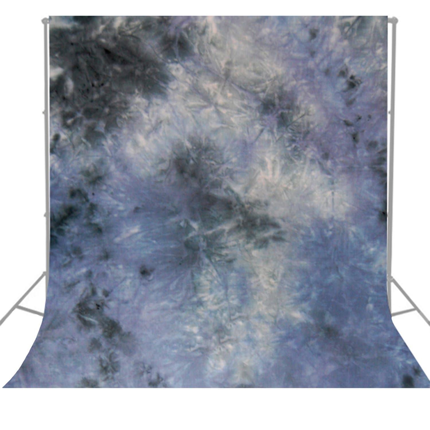 JULIUS STUDIO6 X 9 Ft Oxford Blue Cloudy Hand Dyed Muslin Backdrop Background Screen for Photo Video Studio, LIQ119-JSAG