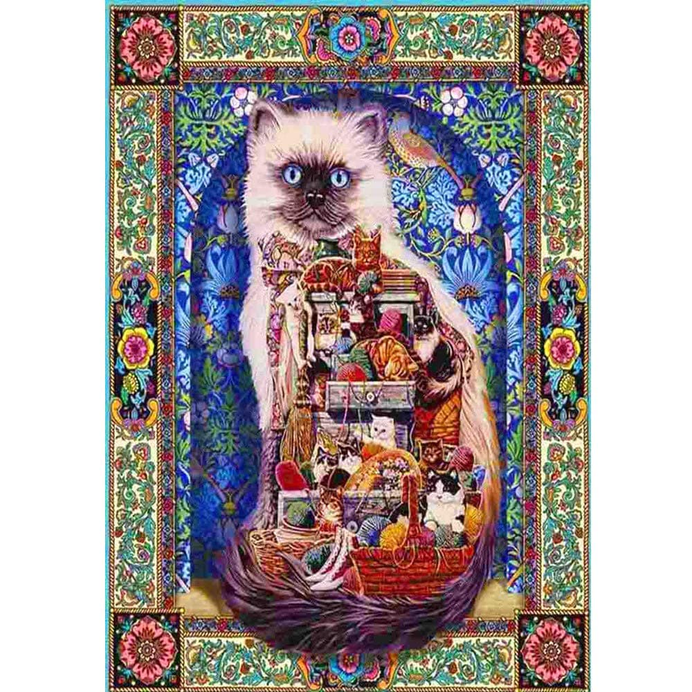 5D Point Full Drill Drawing 40 * 30CM, 5D Embroidery Paintings Rhinestone Pasted DIY Diamond Painting Cross Stitch - Series 4