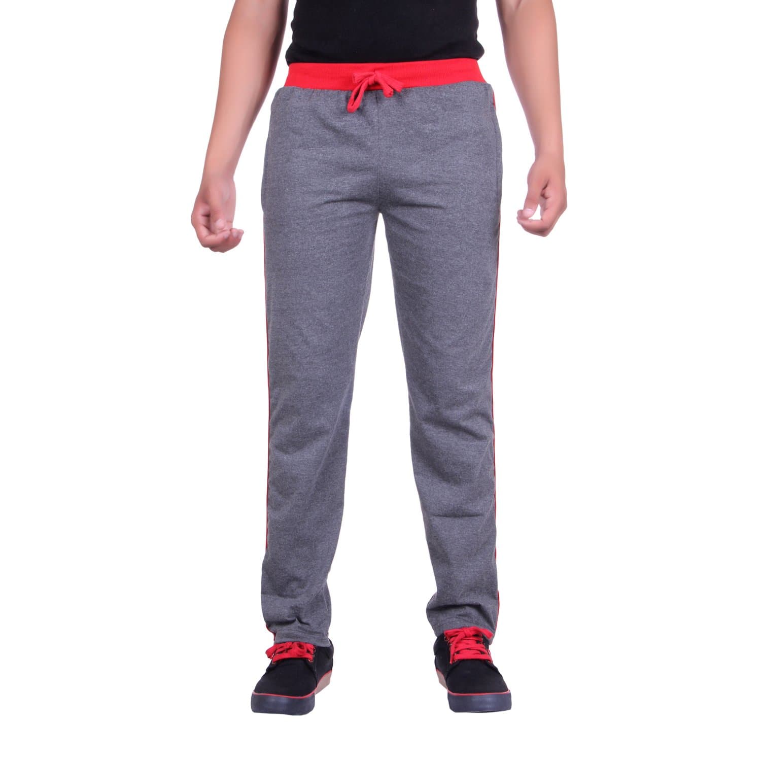 DFH Men's Relaxed Fit Casual Trousers