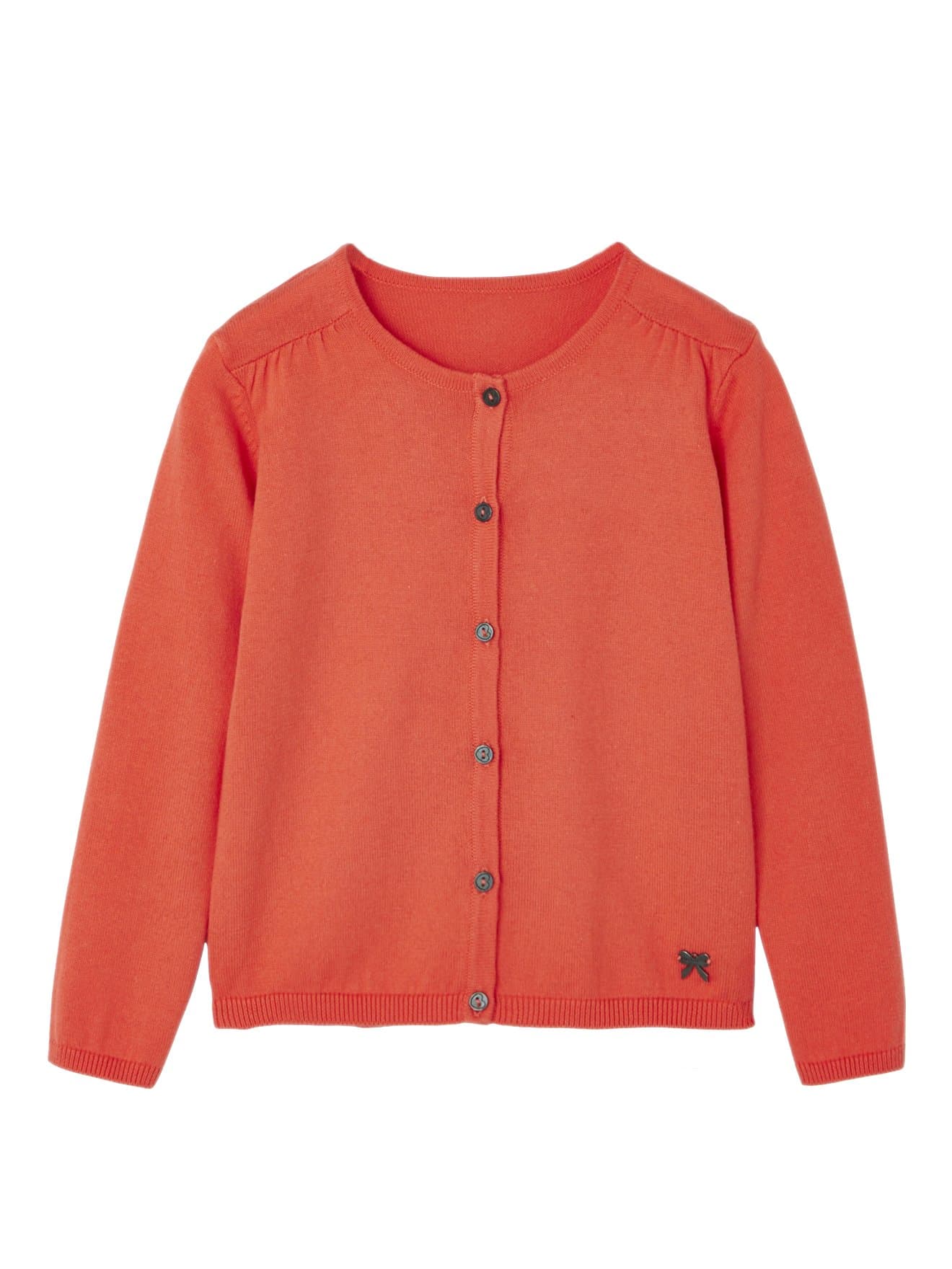 Vertbaudet Girls' Plain or Printed Cardigan