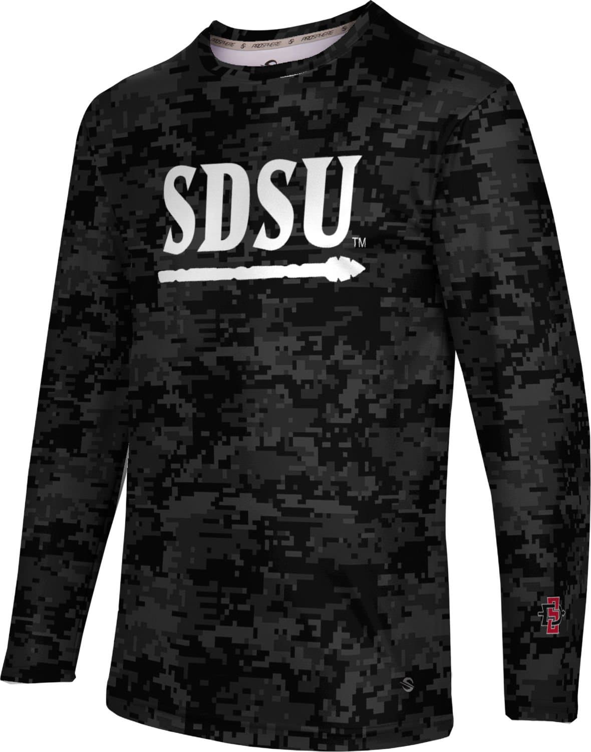 ProSphere San Diego State University Men's Long Sleeve Tee - Digi Camo