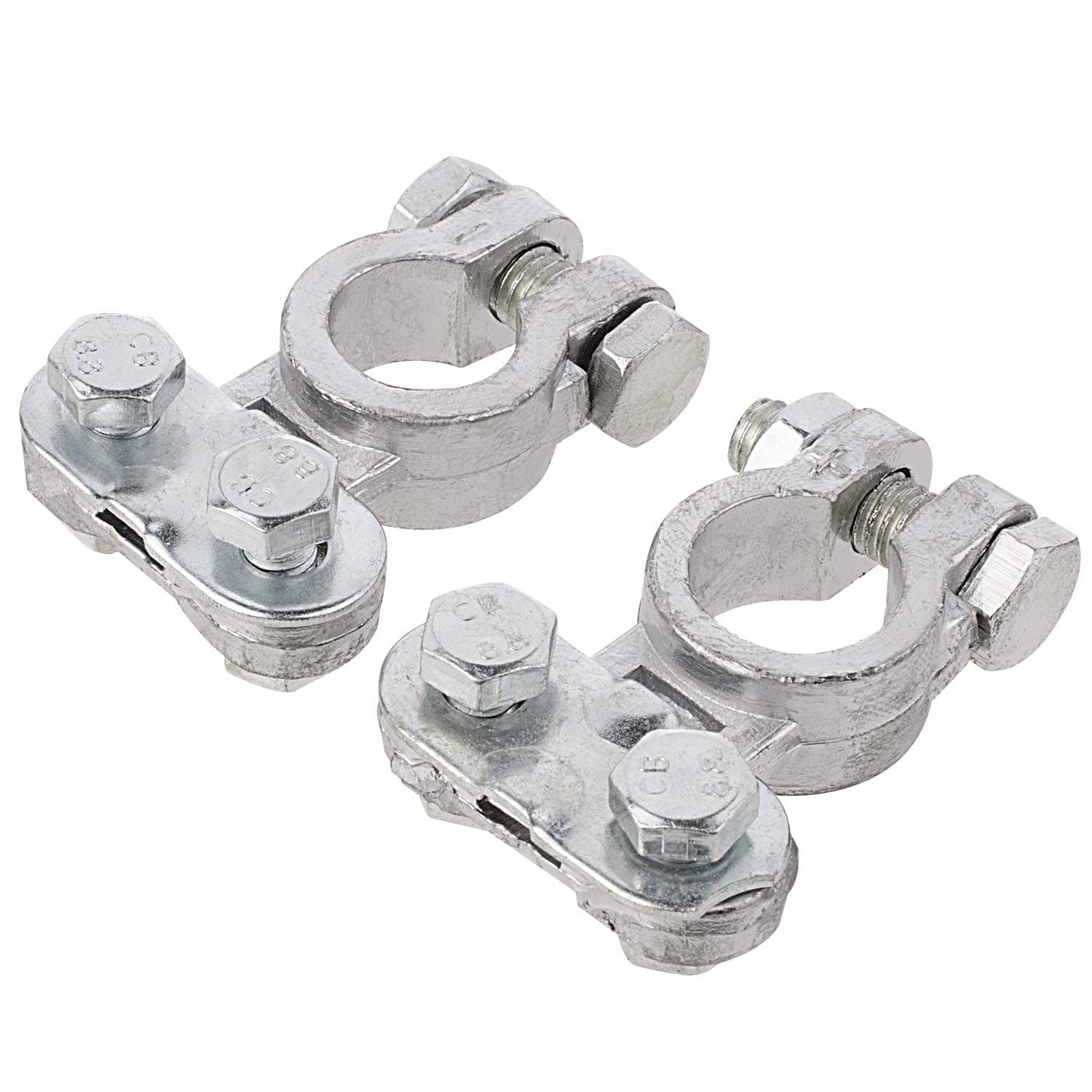 Battery Terminal Connectors, Battery Post Terminal, Negative Positive Battery Terminals, Lead, Great Connection, Corrosion Resistance,1 Pair, Applicated in Car,Truck,Boat,Van and More.(Lead)