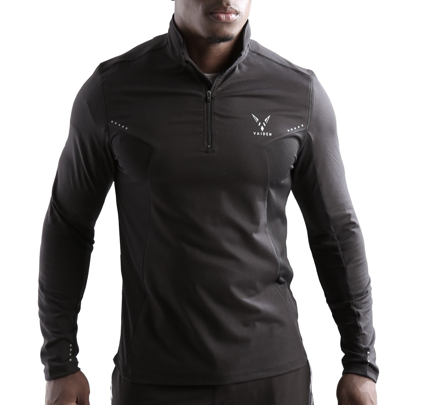 Argus – Quarter Zip Pullover Men/Moisture Wick/Quick Dry/Stretch Athletic Performance