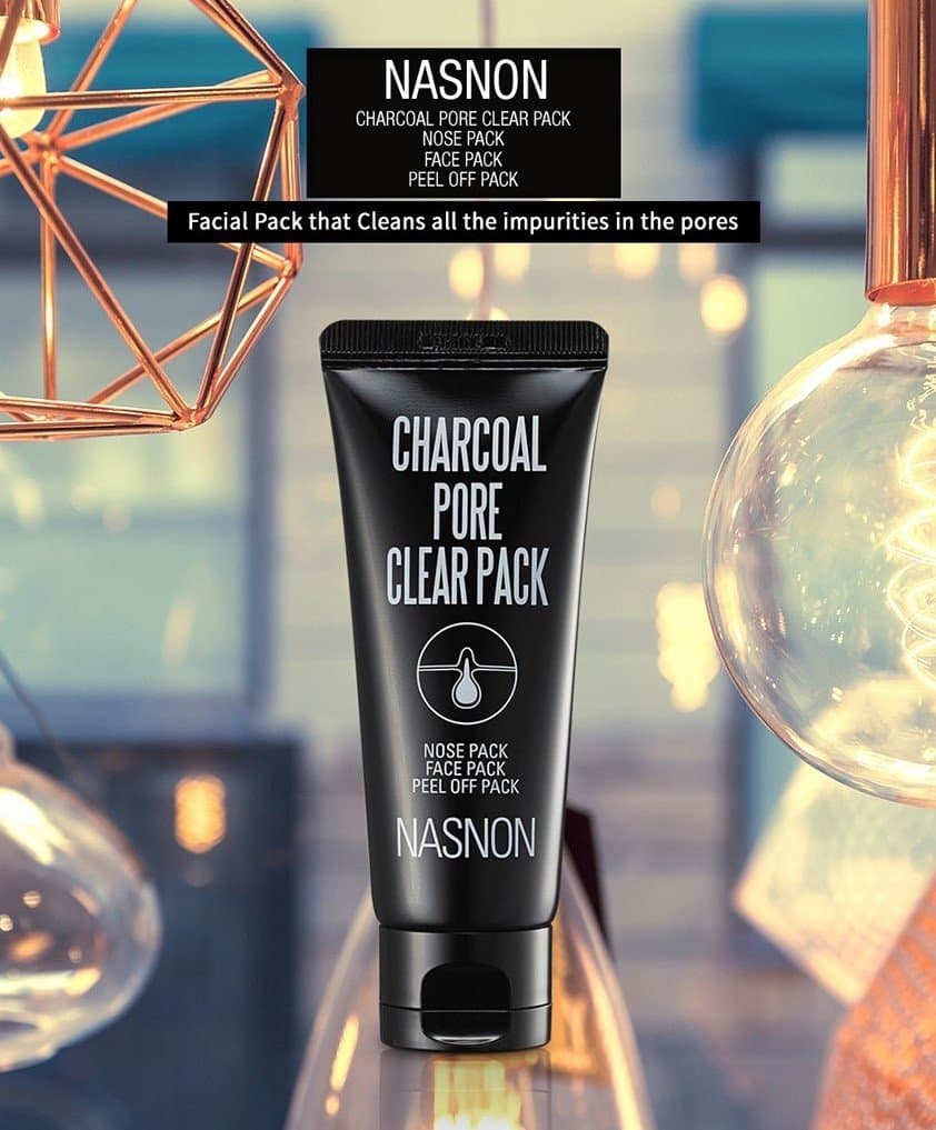 Blackhead Removing Charcoal Pore Clear Peel Off Pack