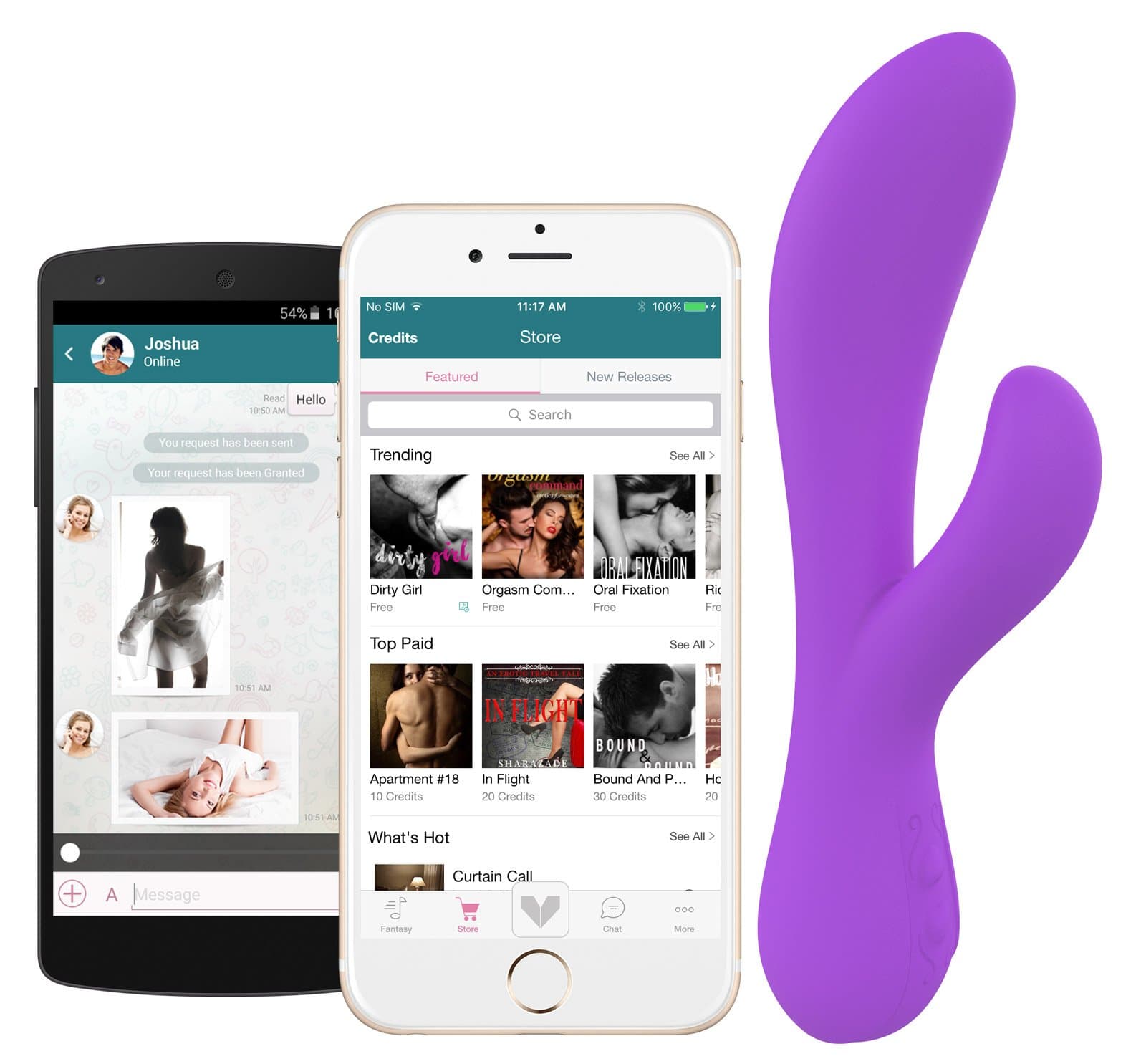 Internet Controlled Rabbit Dual Stimulation (Purple)