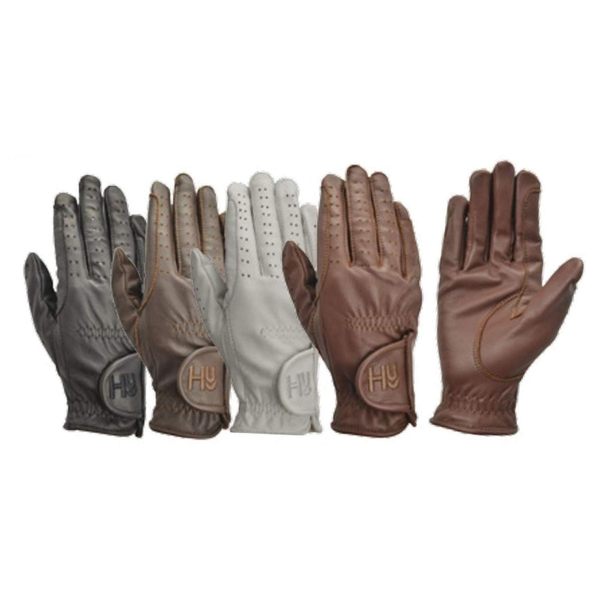 Hy5 Childrens Leather Riding Gloves