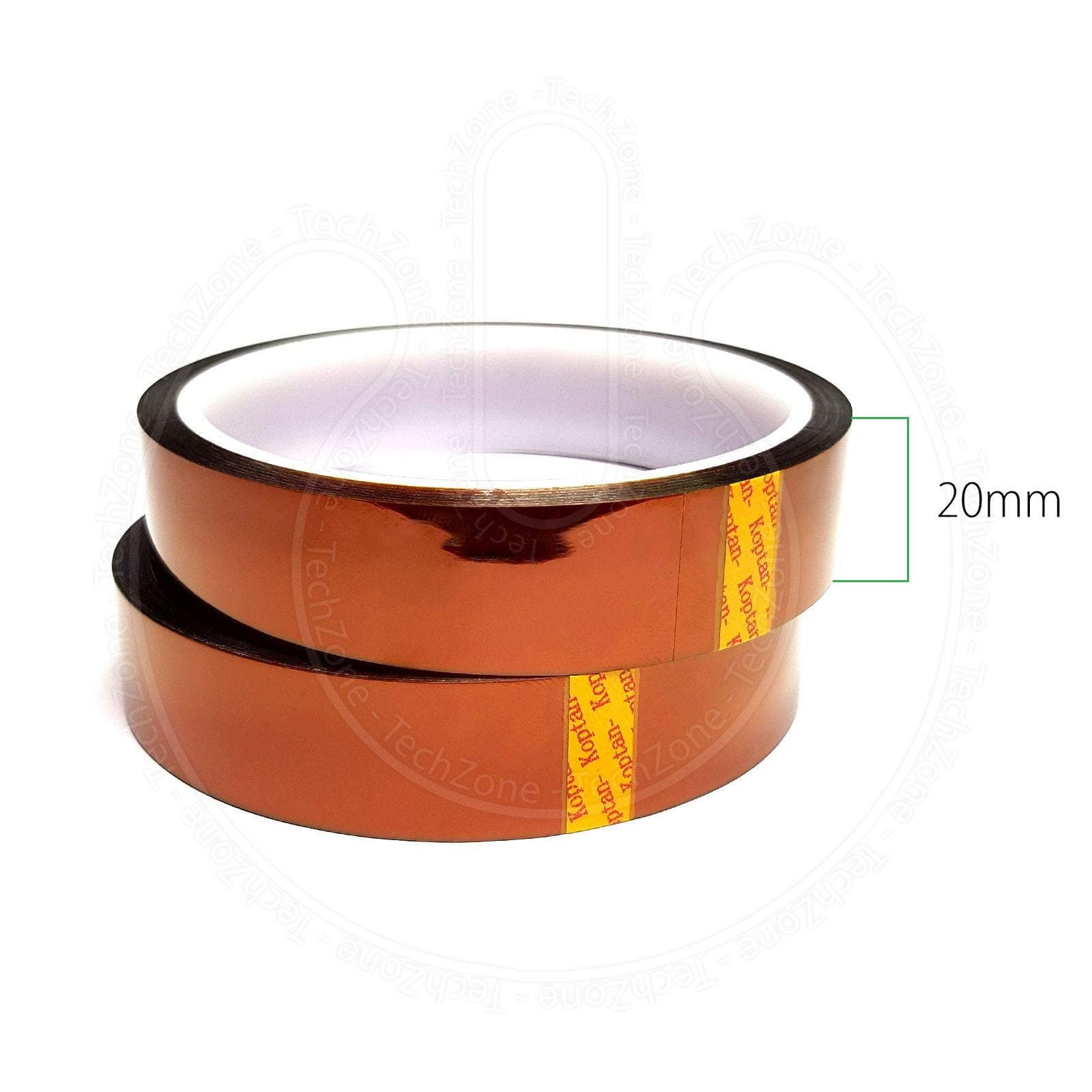 High Temperature 280℃ Heat Resistant One Sided Self-Adhesive Kapton Polyimide Tape for BGA SMD Mobile Repairs - Specially Designed for Temperature Critical BGA Repairs (Width: 20 mm, Length: 33 m)