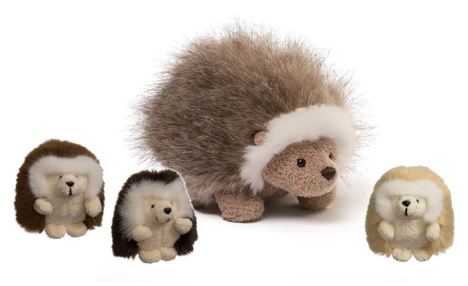 Galactic Toys Hedgehog Family Bundle - Mother Three Babies