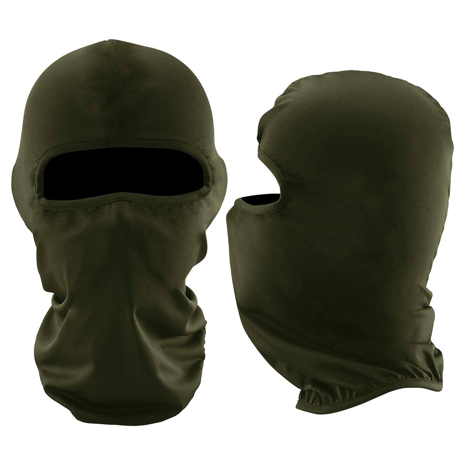 MENOLY 2 Pack Balaclava Face cover Windproof Balaclava Ski cover UV Sun Protection for Skiing, Cycling, Outdoor Sports
