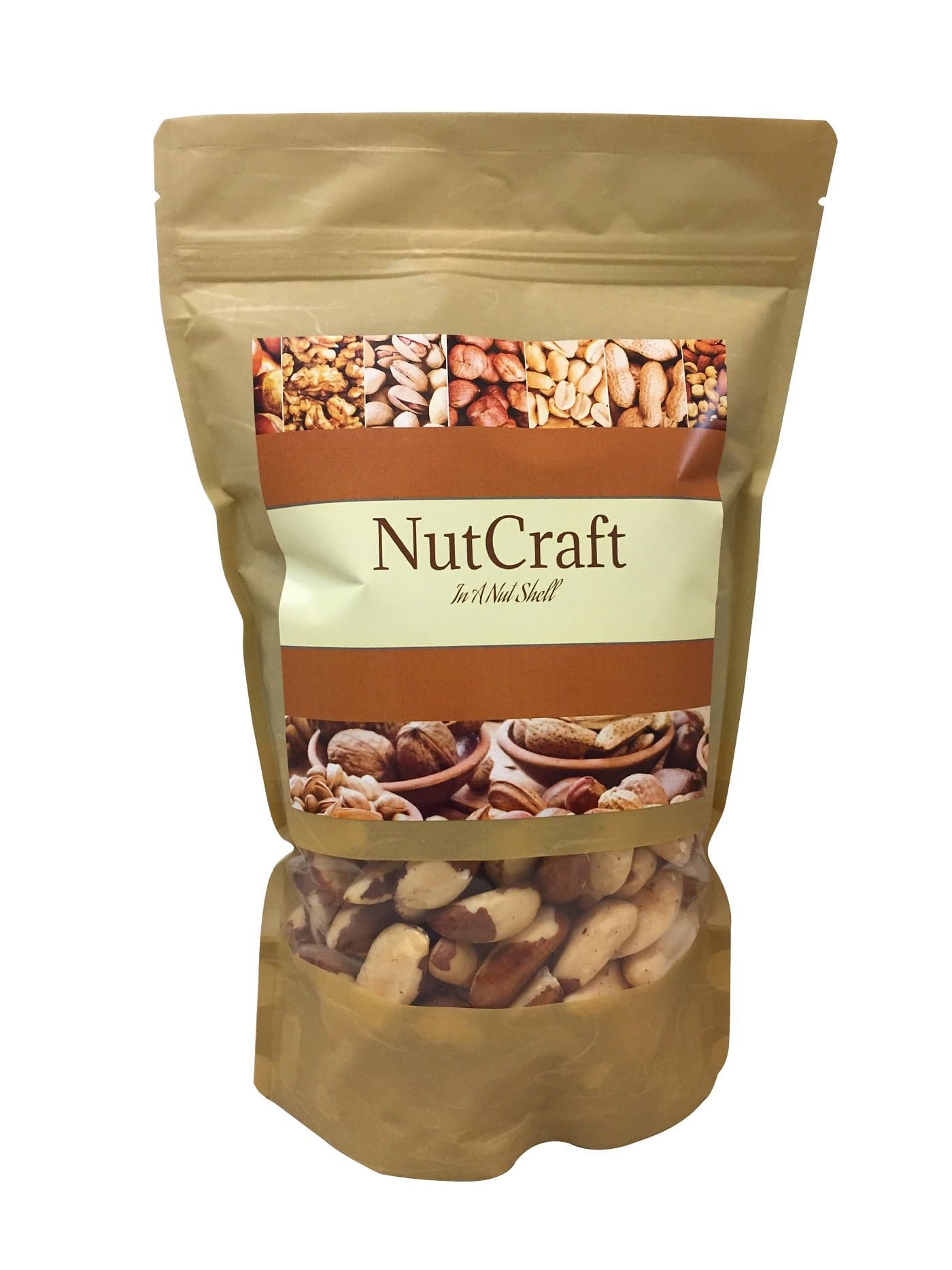 Brazil Nuts - Whole, Shelled, Raw, Natural - healthy source of Selenium (3 Pounds)