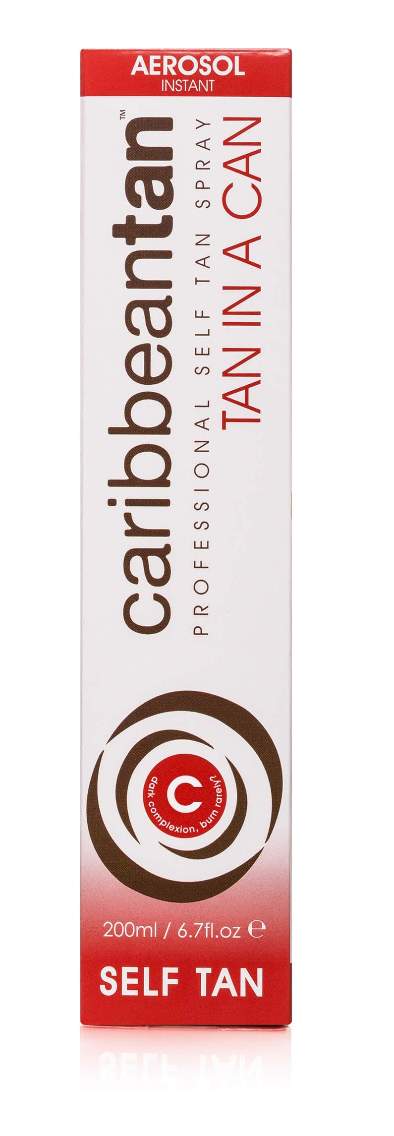 Caribbean Tan - Tan in a Can C Olive/Dark Complexion | Sunless Self Tanner | Instant Flawless Fake Tanning Spray Solution for Face and Body | Natural Looking Sun Tanned Beauty Mist (6.7 fl oz)