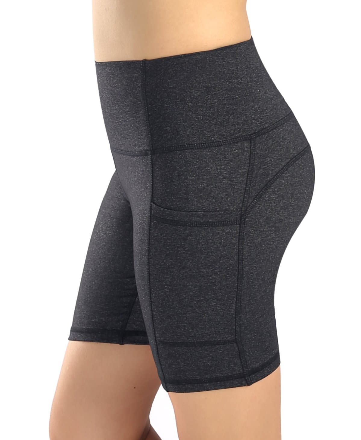 Womens Active Running Yoga Short Workout Shorts with Pocket