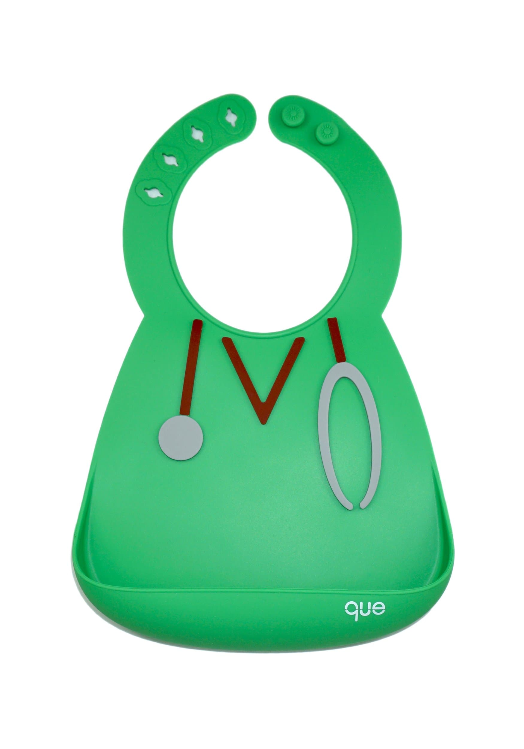que Bibs - Soft & Adjustable Silicone Bibs Doctor