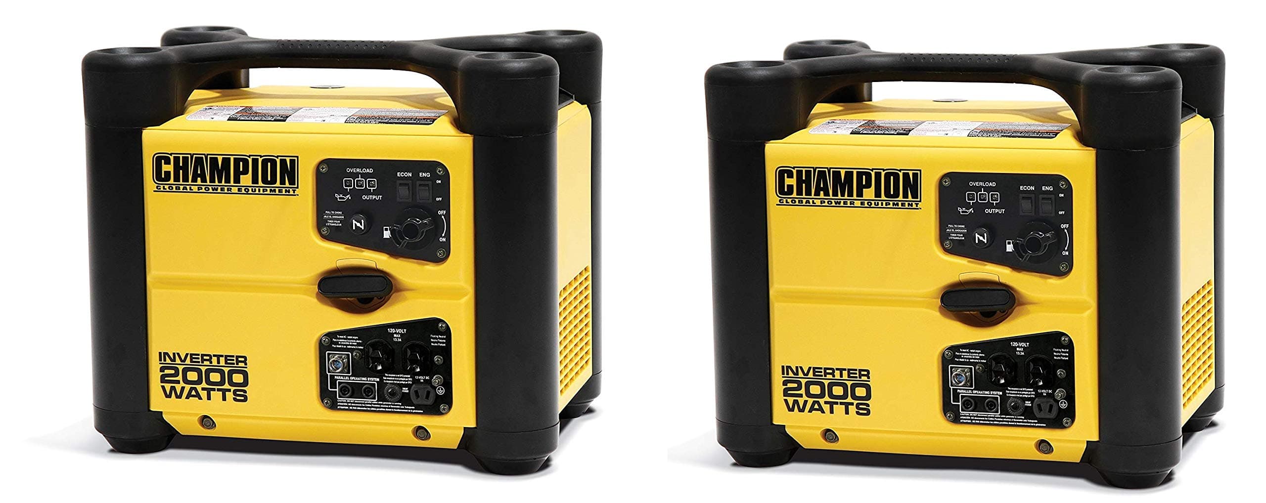 Champion 2000-Watt Stackable Portable Inverter Generator (Pack of 2)