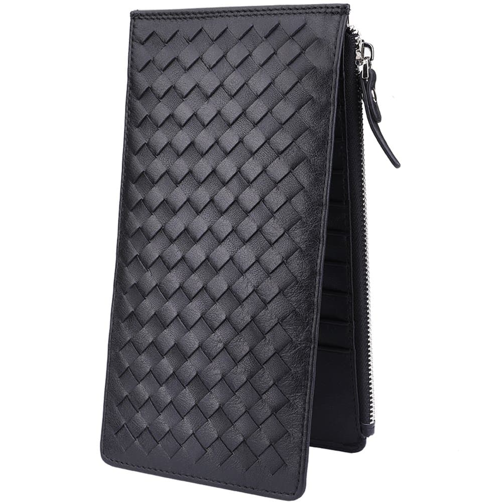 Wallets Women for Cards - CashNox RFID Blocking Bifold Multi Card Case Wallet with Zipper Pocket
