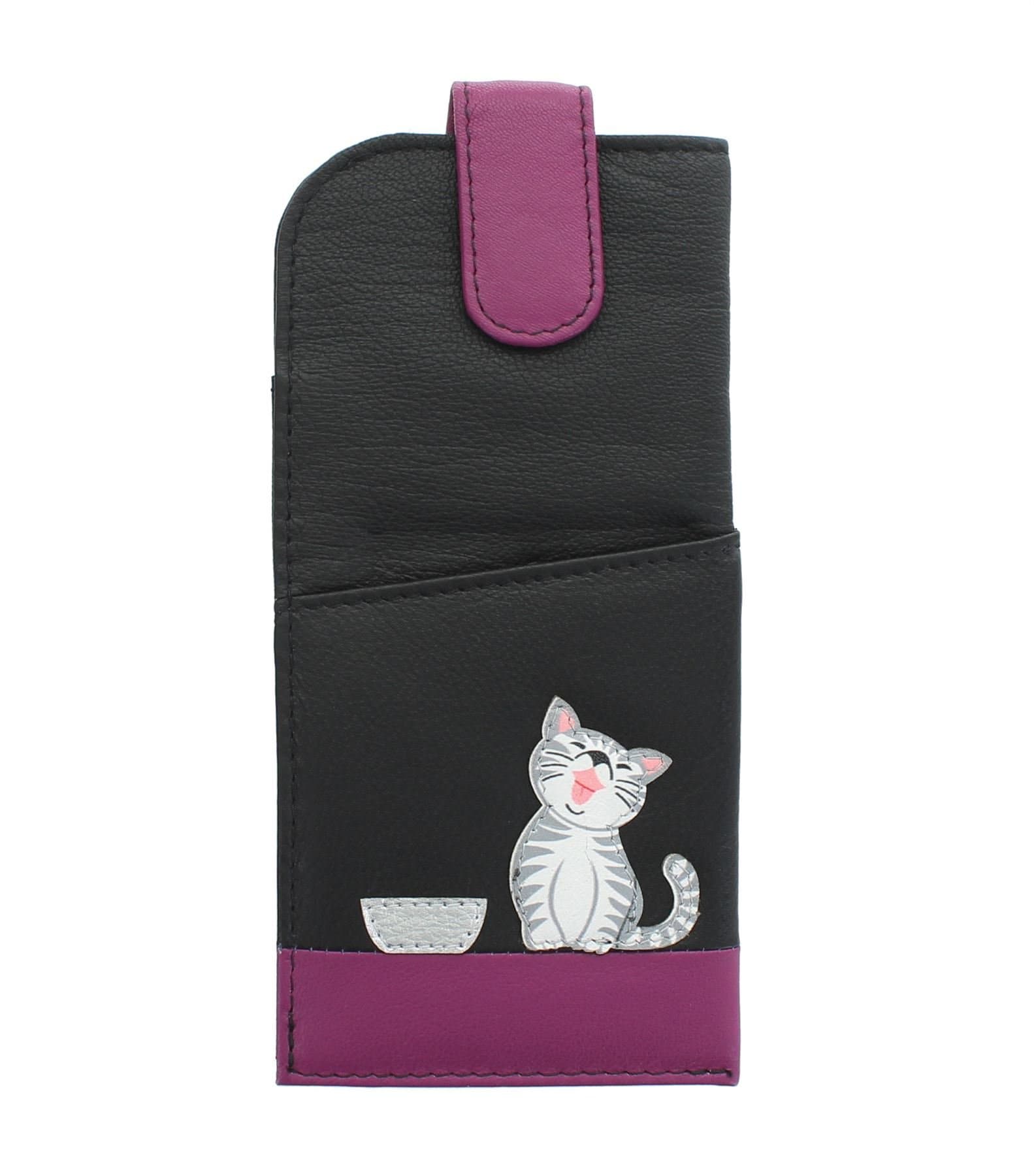 Mala LeatherZIGGY Collection Soft Slim Leather Glasses Case 5117_99