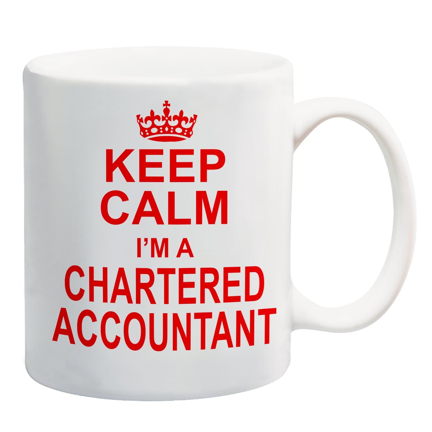 Dynamite Gifts Keep Calm I'm A Chartered Accountant Red Mug Gift Present