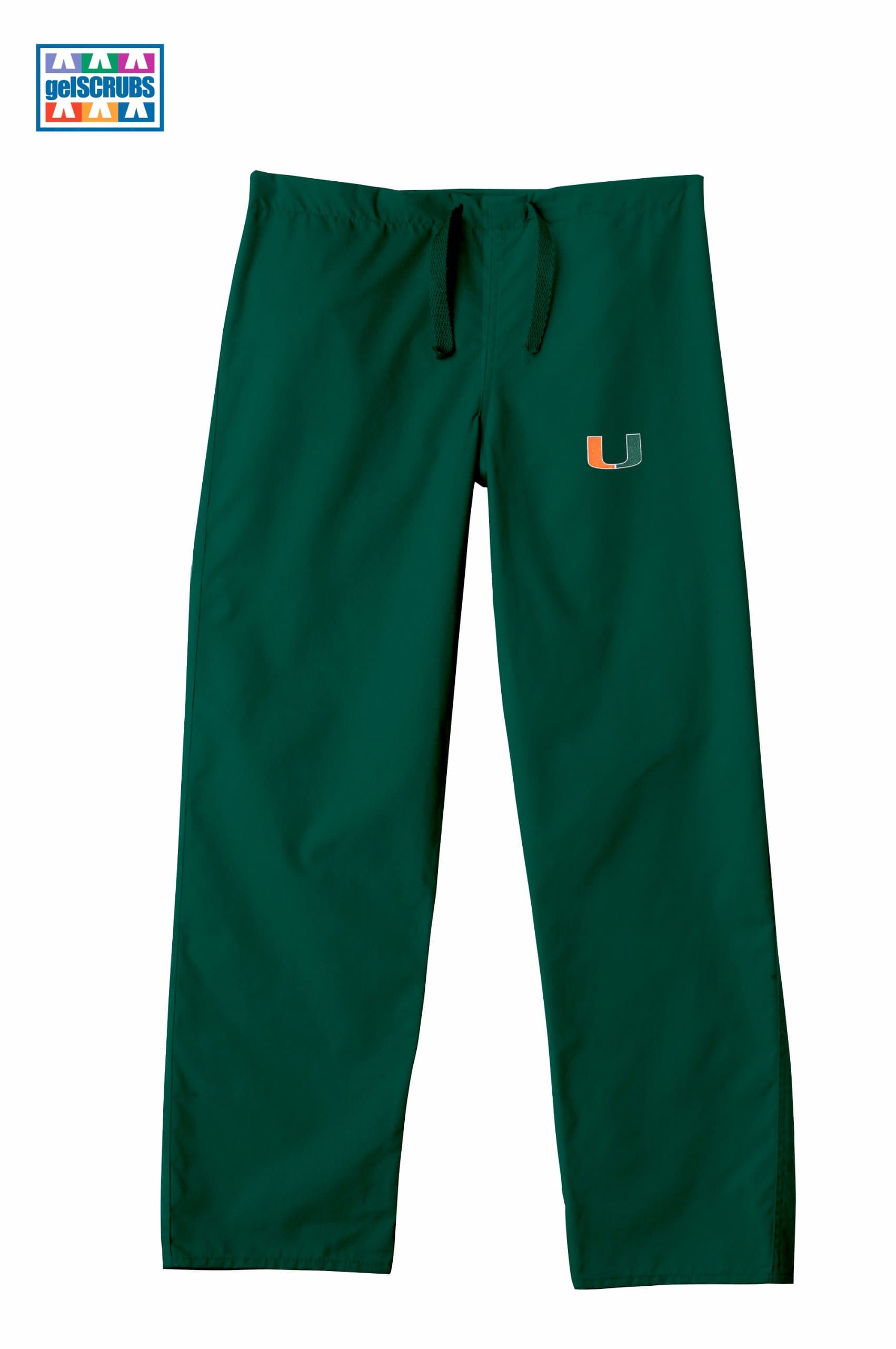 Miami Hurricanes NCAA Classic Scrub Pant (Green) (3X Large)