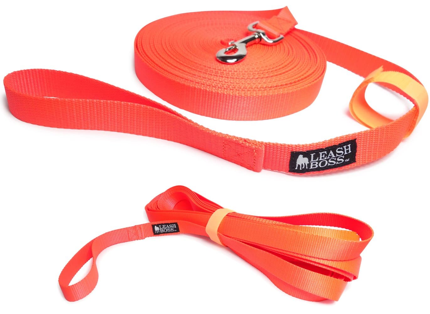 Leashboss Extra Long Dog Leash - Long Lead Leash for Dog Training - Recall Leash for Dogs Outside 50 Foot